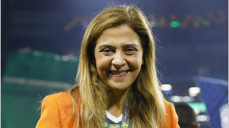 Leila Pereira, presidente do Palmeiras. (Photo by Ricardo Moreira/Getty Images)