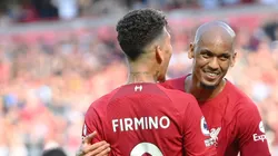 Fabinho em campo pelo Liverpool.