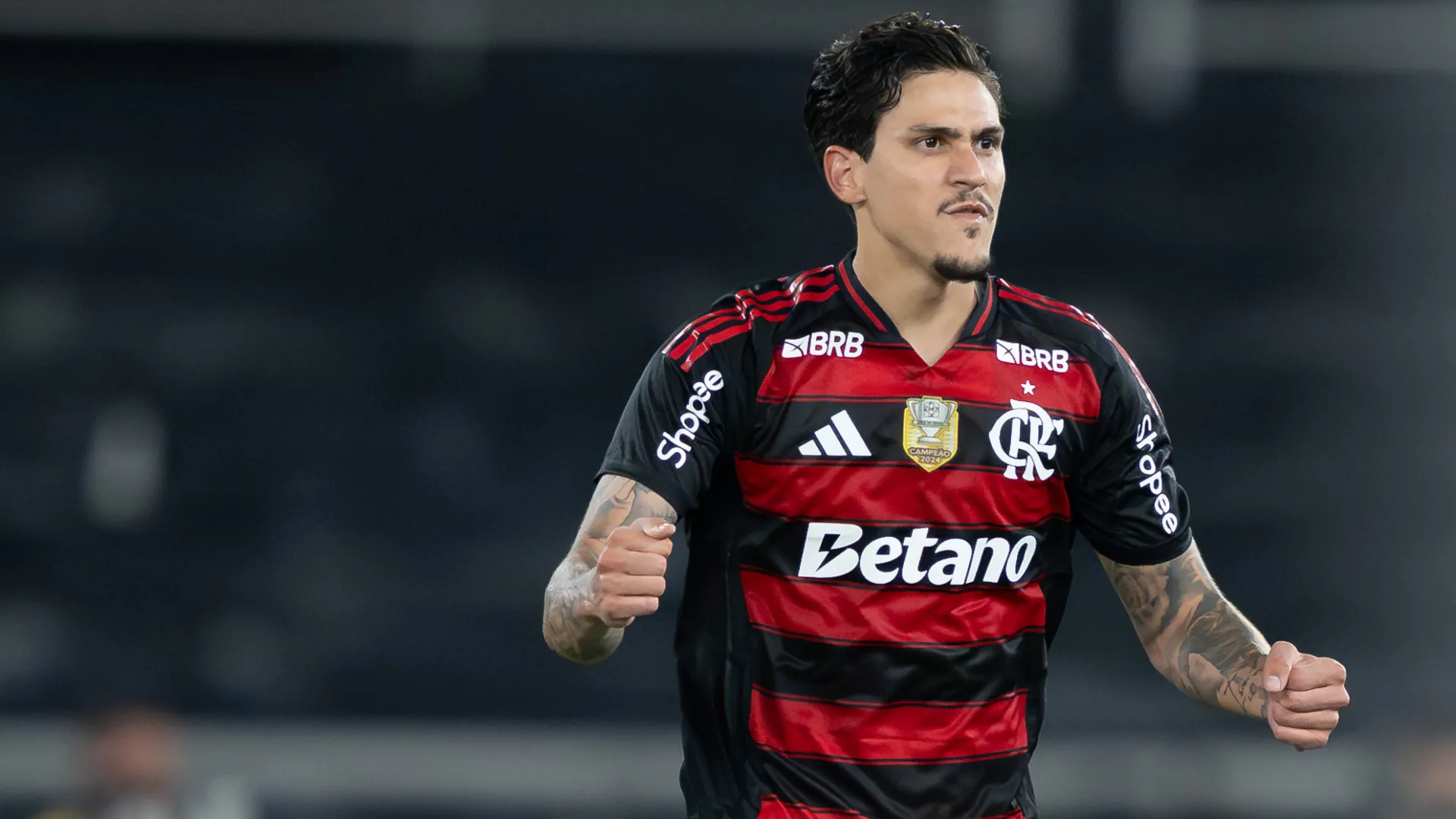 Pedro é a principal baixa do Flamengo – Foto: Jorge Rodrigues/AGIF