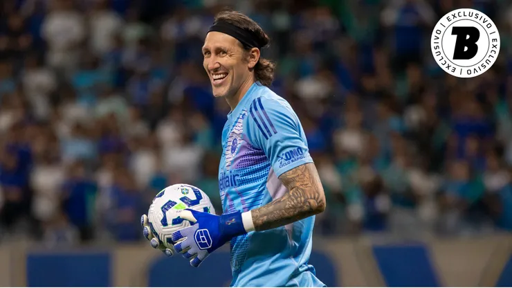 Cássio goleiro do Cruzeiro. Foto: Fernando Moreno/AGIF