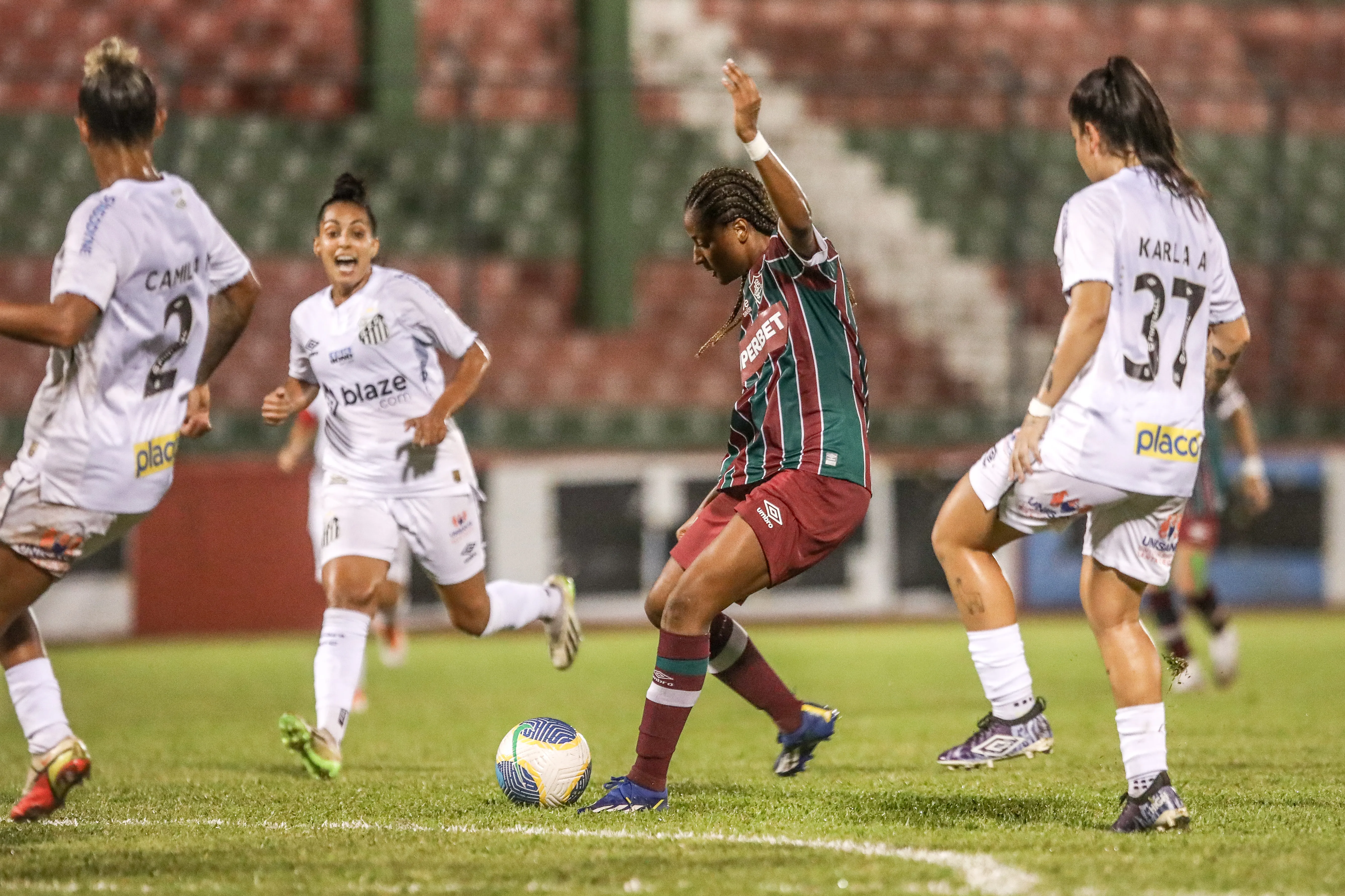 Santos x Fluminense. Foto: Reinaldo Campos/AGIF