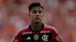 Erick Pulgar em campo pelo Flamengo. Foto: Thiago Ribeiro/AGIF