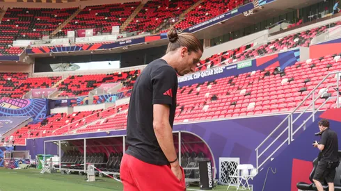 Filipe Luís em Doha - Foto: Gilvan de Souza/Flamengo