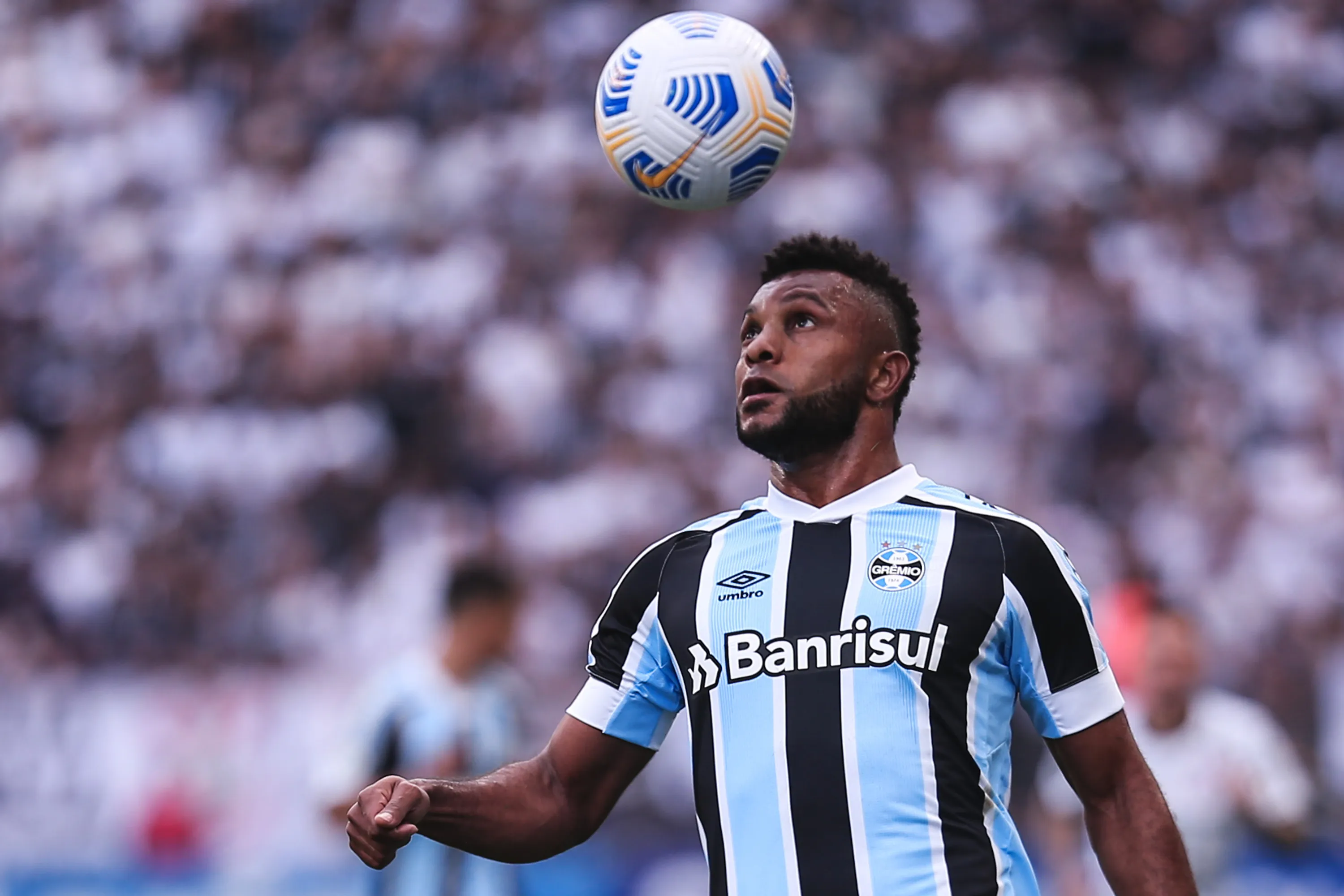 SP – Sao Paulo – 05/12/2021 – BRASILEIRO A 2021, CORINTHIANS X GREMIO – Borja jogador do Gremio durante partida contra o Corinthians no estadio Arena Corinthians pelo campeonato Brasileiro A 2021. Foto: Ettore Chiereguini/AGIF