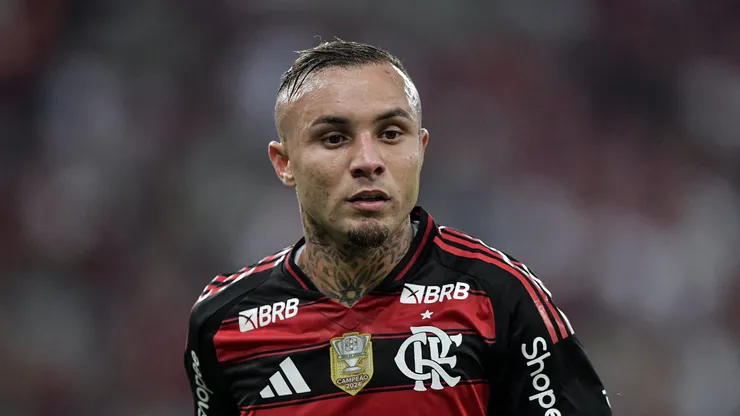 Everton Cebolinha foi elogiado pela torcida do Flamengo. Foto: Thiago Ribeiro/AGIF
