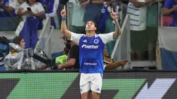 MG - BELO HORIZONTE - 23/11/2025 - BRASILEIRO A 2025, CRUZEIRO X CORINTHIANS - Kaio Jorge jogador do Cruzeiro comemora seu gol durante partida contra o Corinthians no estadio Mineirao pelo campeonato Brasileiro A 2025. Foto: Gilson Lobo/AGIF