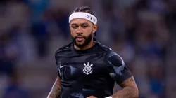 Memphis durante partida do Timão no Mineirão