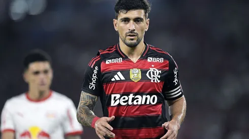 Arrascaeta recebe 85% dos votos e lidera enquete pós-jogo do Flamengo — Foto Alexandre LoureiroAGIF