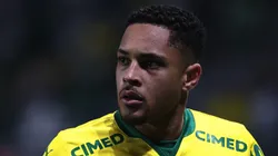 Vitor Roque durante partida pelo Palmeiras - Foto: Ettore Chiereguini/AGIF