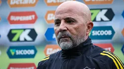 SP - BRAGANCA PAULISTA - 16/11/2025 - BRASILEIRO A 2025, BRAGANTINO X ATLETICO-MG - Jorge Sampaoli tecnico do Atletico-MG durante partida contra o Bragantino no estadio Cicero De Souza Marques pelo campeonato Brasileiro A 2025. Foto: Fabio Giannelli/AGIF