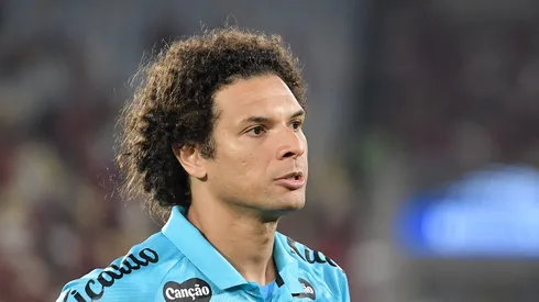 Willian Arao jogador do Flamengo durante partida contra o Santos no estadio Maracana pelo campeonato Brasileiro A 2025.