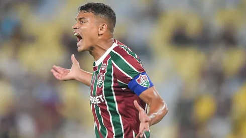Thiago Silva ficou insatisfeito com a partida. Foto: Thiago Ribeiro/AGIF