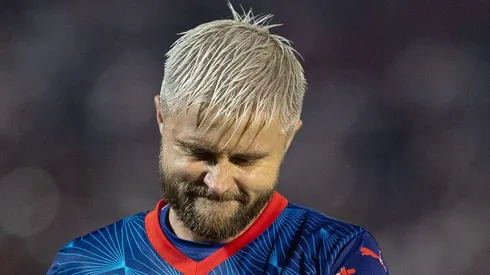 Eduardo Sasha, jogador do RB Bragantino - Foto: Joisel Amaral/AGIF