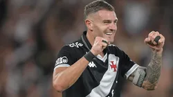 Vegetti jogador do Vasco comemora seu gol durante partida contra o Fluminense no estadio Maracana pelo campeonato Copa Do Brasil 2025. Foto: Thiago Ribeiro/AGIF