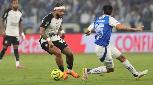 Memphis Depay, jogador do Corinthians, durante partida contra o Cruzeiro no estadio Mineirao pelo campeonato Copa Do Brasil 2025. Foto: Gilson Lobo/AGIF