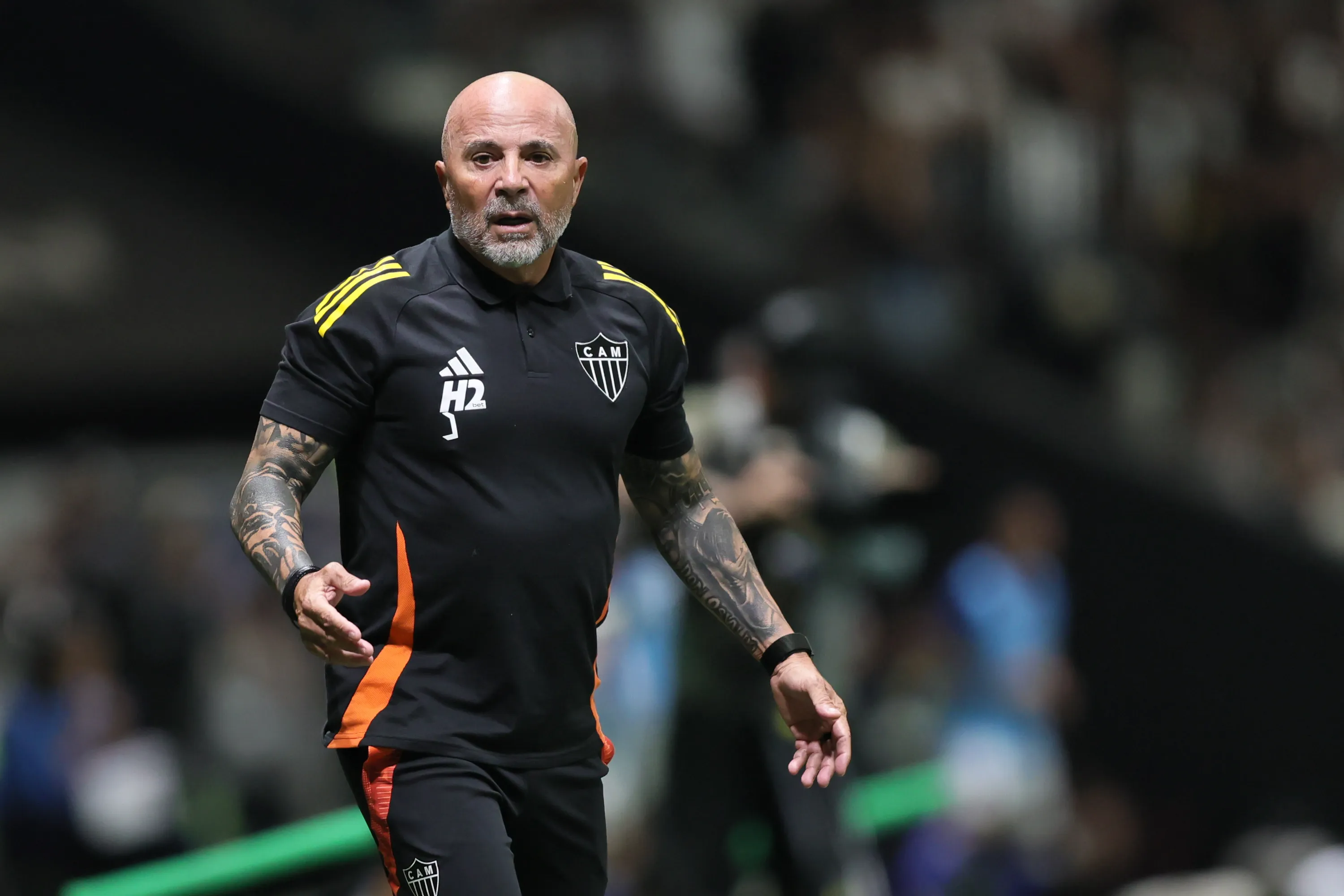 Sampaoli no comando do Atlético-MG. Foto: Gilson Lobo/AGIF