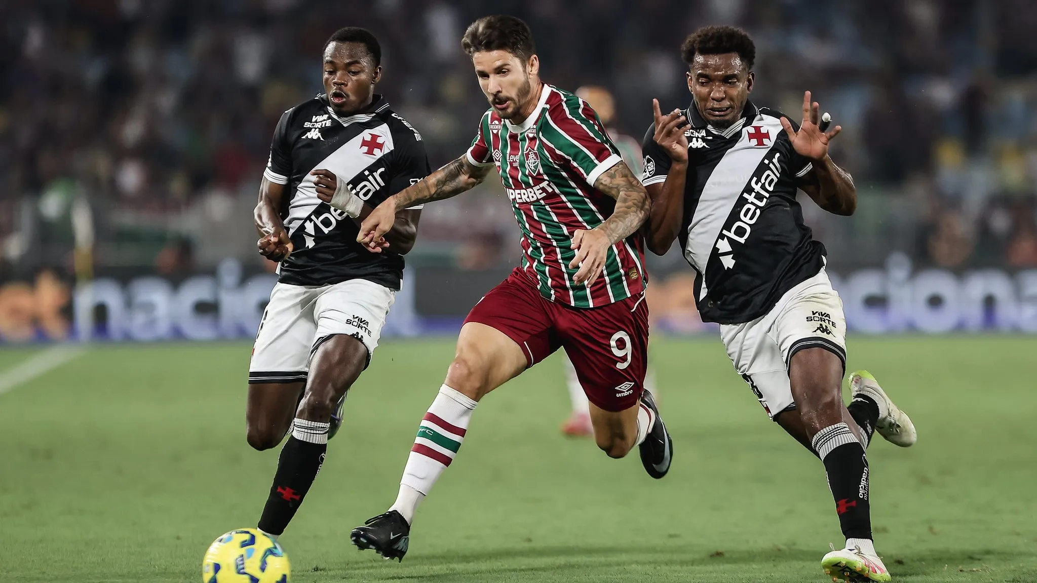Fluminense x Vasco. Foto: LUCAS MERÇON / FLUMINENSE F.C.