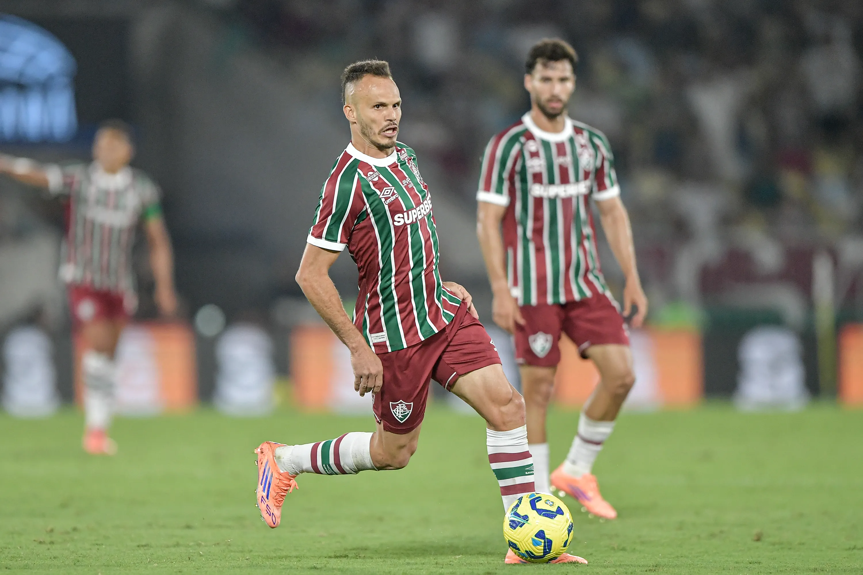 Rene jogador do Fluminense durante partida contra o Vasco no estadio Maracana pelo campeonato Copa Do Brasil 2025. Foto: Thiago Ribeiro/AGIF