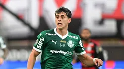 Sosa atuando diante do Fla na final da Libertadores, em Lima