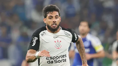 Yuri Alberto durante o jogo de ida da finalíssima