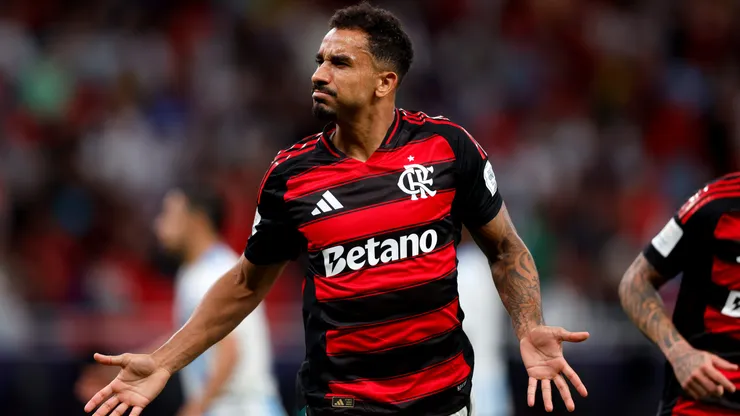 DOHA, QATAR - DECEMBER 13: Danilo of CR Flamengo celebrates scoring his team's second goal during the FIFA Challenger Cup 2025 match between CR Flamengo and Pyramids FC at Ahmad Bin Ali Stadium on December 13, 2025 in Doha, Qatar. (Photo by Getty Images/Getty Images)
