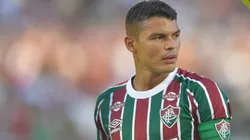 Thiago Silva jogador do Fluminense durante partida contra o Internacional. Foto: Thiago Ribeiro/AGIF