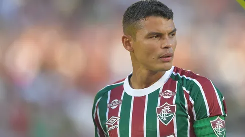 Thiago Silva jogador do Fluminense durante partida contra o Internacional. Foto: Thiago Ribeiro/AGIF