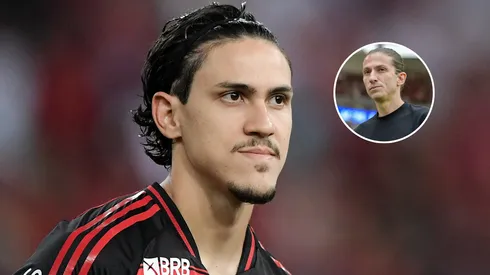 Filipe Luís não confirma Pedro contra o PSG. Foto: Thiago Ribeiro/AGIF