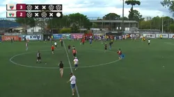 Capão Raso e Trieste terminou em briga generalizada e ex-Corinthians e Botafogo foi agredido. (Foto: Reprodução/Youtube FPF).