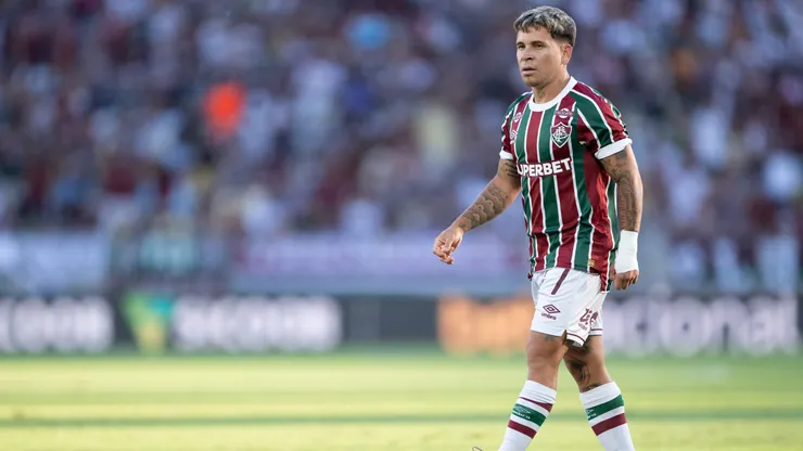 RJ - RIO DE JANEIRO - 07/12/2025 - BRASILEIRO A 2025, FLUMINENSE X BAHIA - Soteldo jogador do Fluminense durante partida contra o Bahia no estadio Maracana pelo campeonato Brasileiro A 2025. Foto: Jorge Rodrigues/AGIF