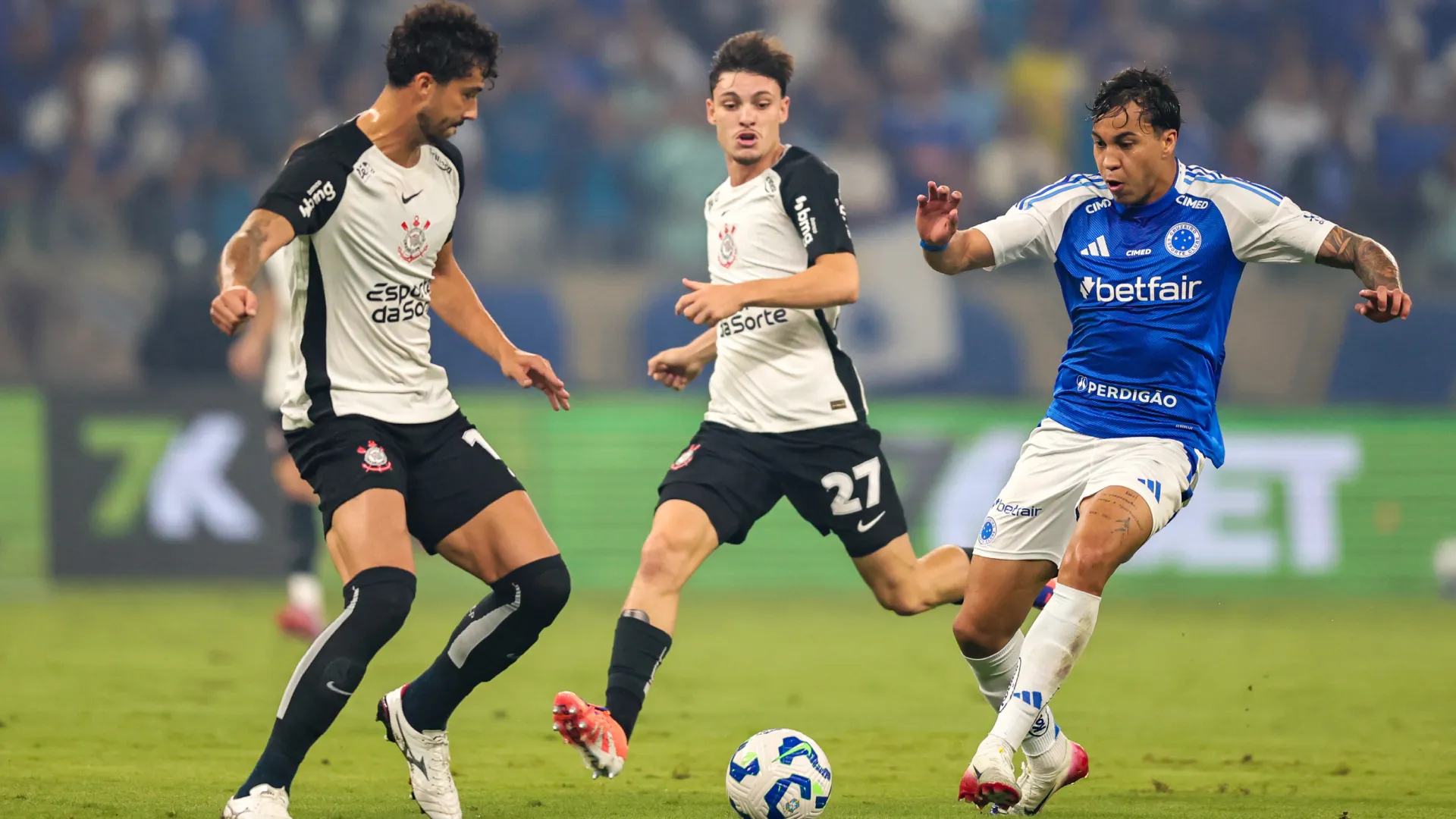 Kaio Jorge durante o confronto contra o Corinthians – Foto: Gilson Lobo/AGIF