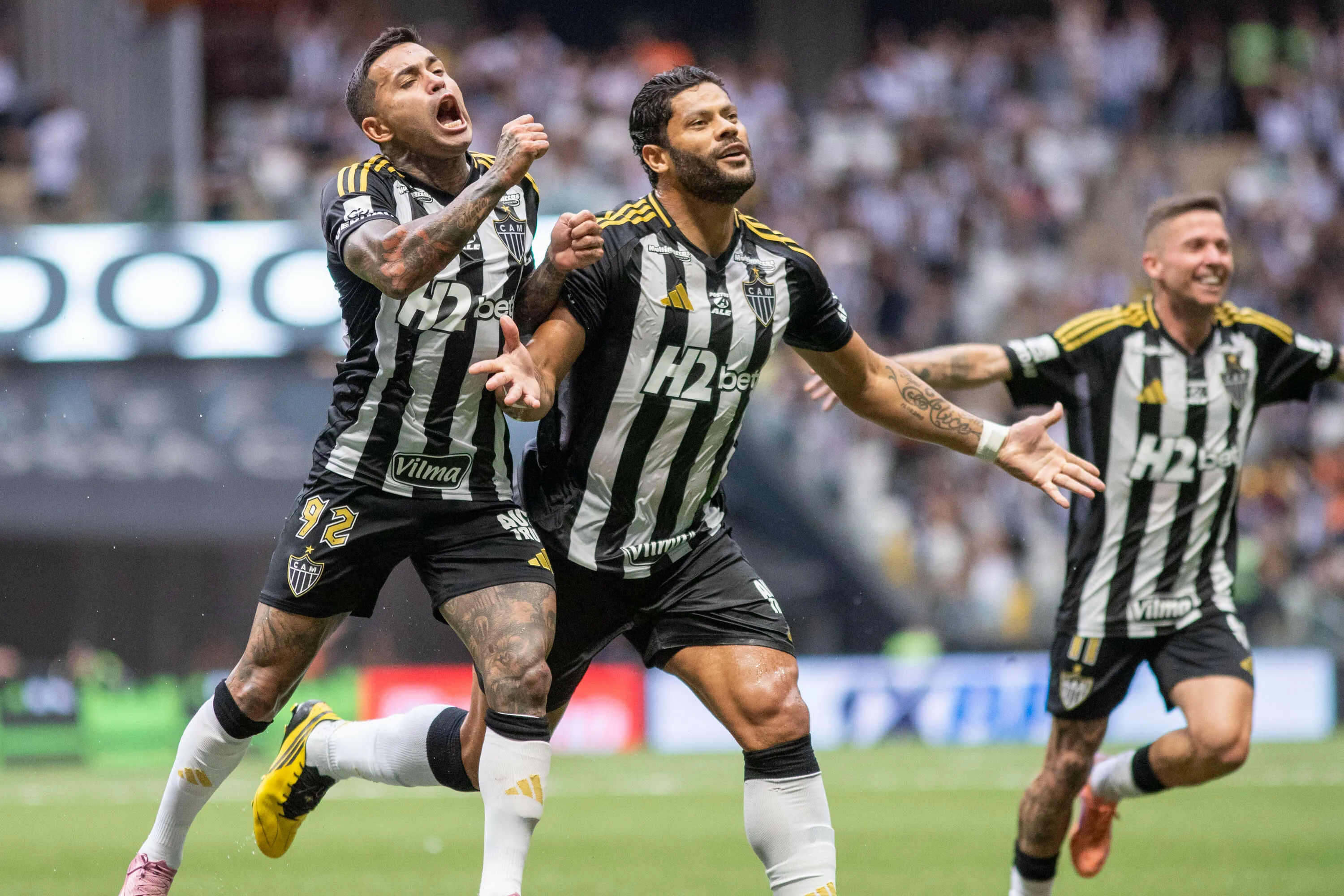 Atlético-MG encerrou a temporada goleando o Vasco pelo Brasileirão. Foto: Fernando Moreno/AGIF