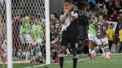 Fluminense comemora gol contra de Paulo Henrique. FOTO LUCAS MERÇON FLUMINENSE F.C.