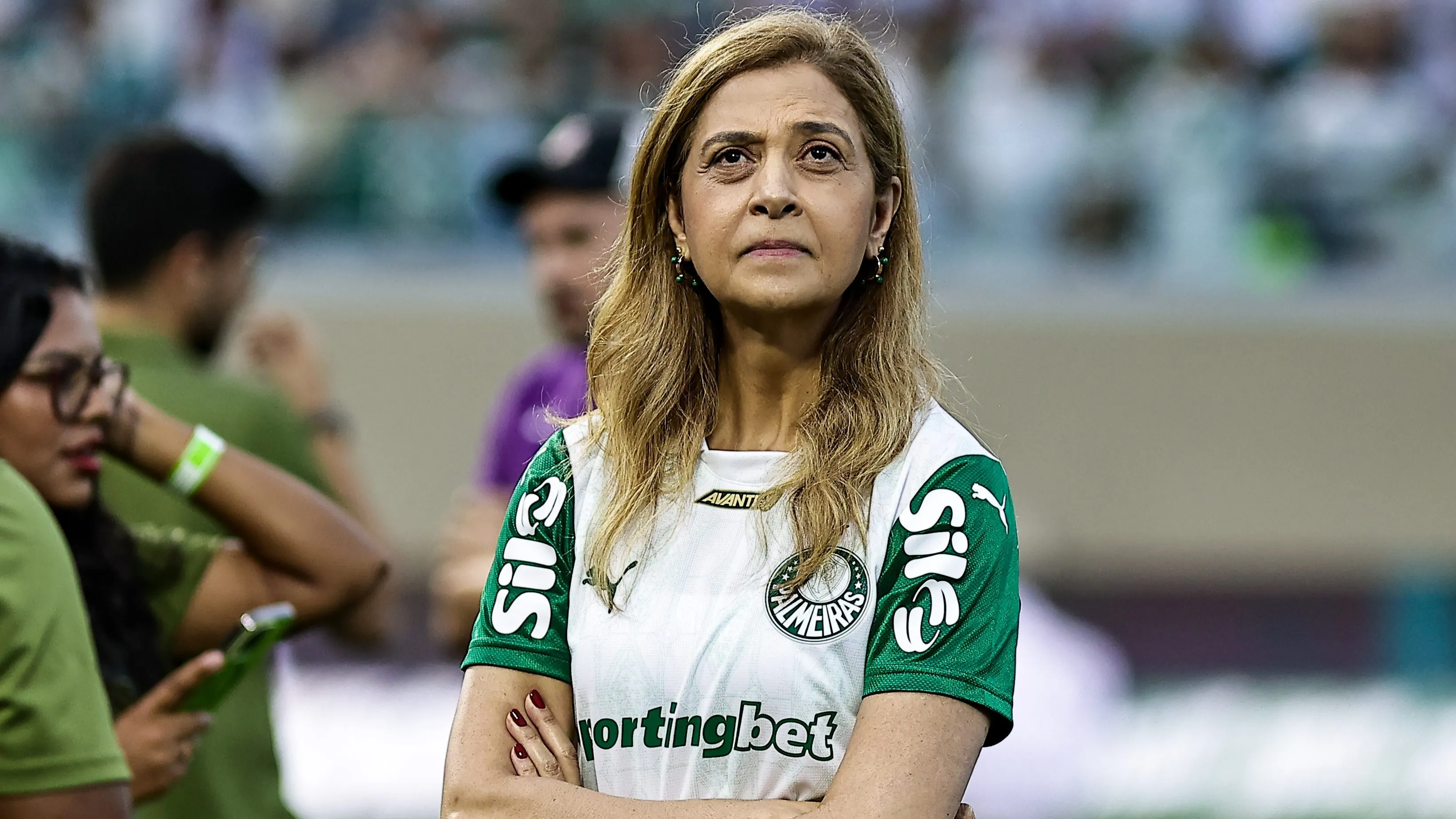 Leila Pereira avaliou a temporada do Palmeiras Foto: Fabio Giannelli/AGIF