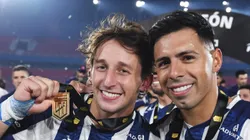 Galarza em campo pelo Talleres.