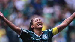 Bia Zaneratto com a camisa do Palmeiras. Foto: Ettore Chiereguini/AGIF