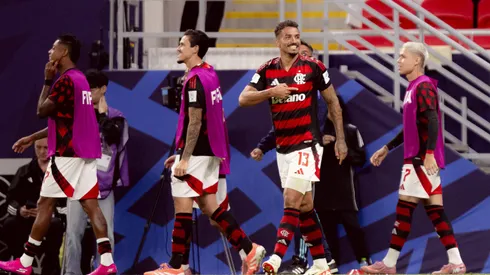 Danilo comemora gol na Copa Intercontinental. Foto: Adriano Fontes/Flamengo