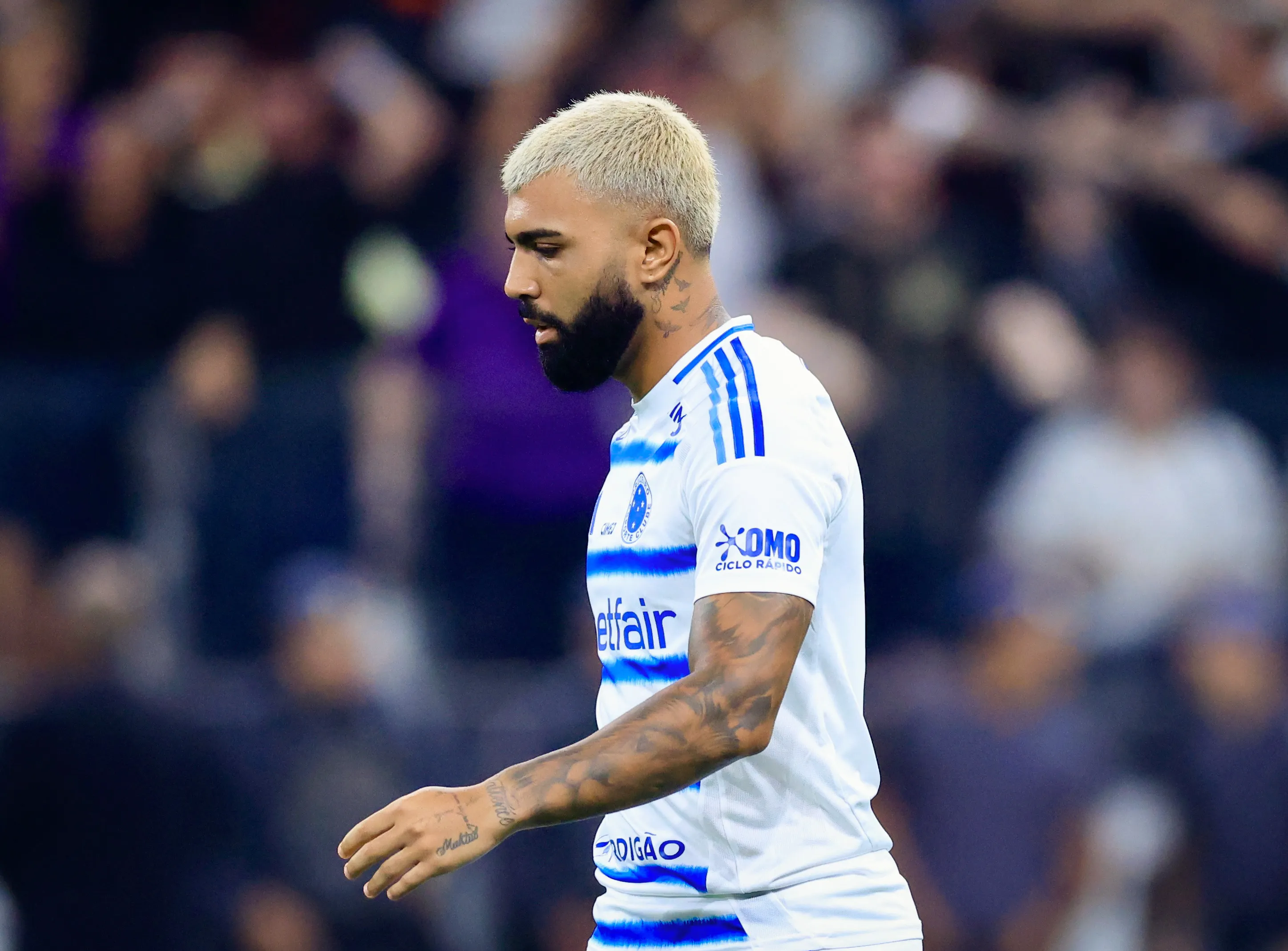 Gabigol perde pênalti e vira vilão em eliminação do Cruzeiro. Foto: Marcello Zambrana/AGIF