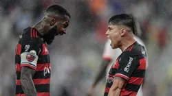 - Gerson comemorando com Luiz Araúo