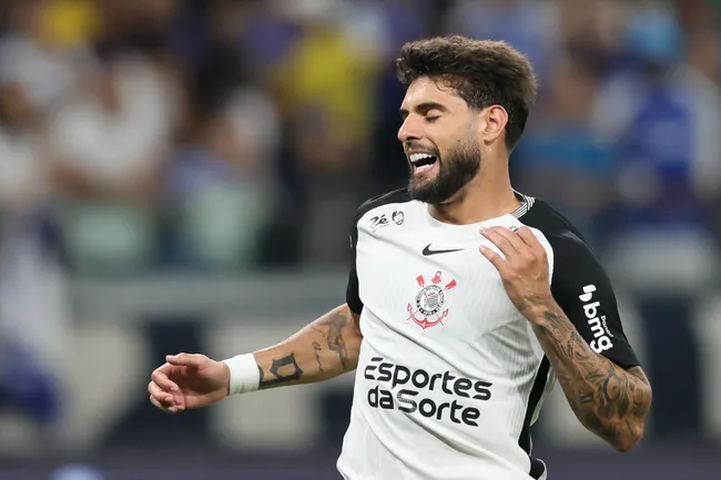 Yuri Alberto jogador do Corinthians lamenta durante partida contra o Cruzeiro. Foto: Gilson Lobo/AGIF