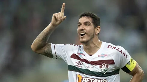 Nino celebra gol pelo Fluminense
