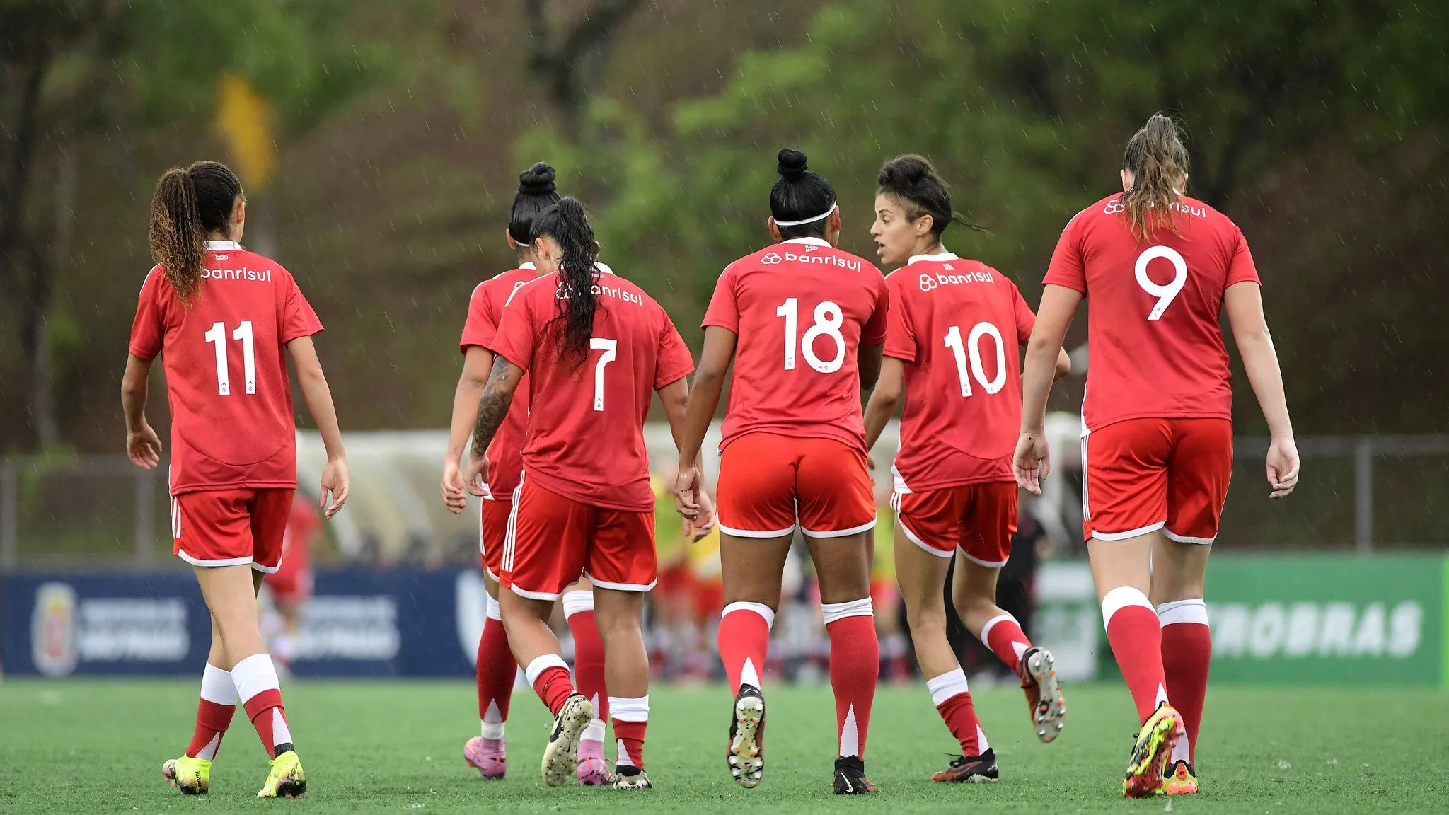 Jogadoras do Internacional pela Copinha Feminina