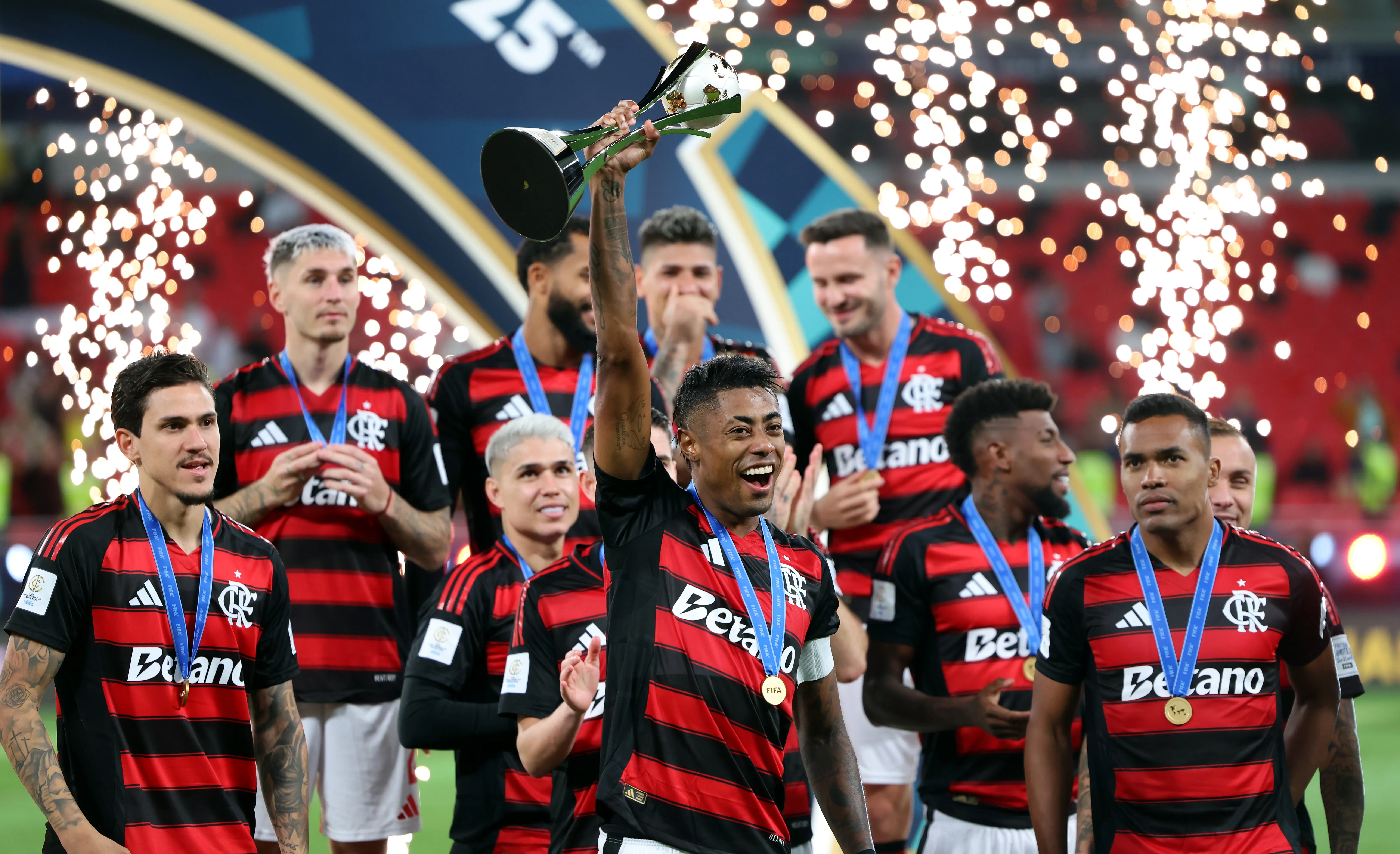 Flamengo precisou superar Cruz Azul e Pyramids para chegar à final do Intercontinental – Foto: Getty Images