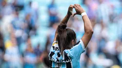 Jogadora do Grêmio. Foto: Maxi Franzoi/AGIF