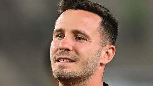 Saúl, meio-campista do Flamengo em partida pelo campeonato brasileiro (Foto: Rodrigo Valle/Getty Images)