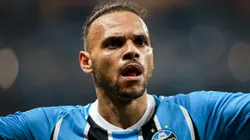 Braithwaite em campo pelo Grêmio. Foto: Maxi Franzoi/AGIF