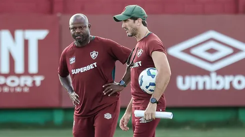 Luis Zubeldía, técnico do Fluminense. FOTOS: LUCAS MERÇON / FLUMINENSE F.C.