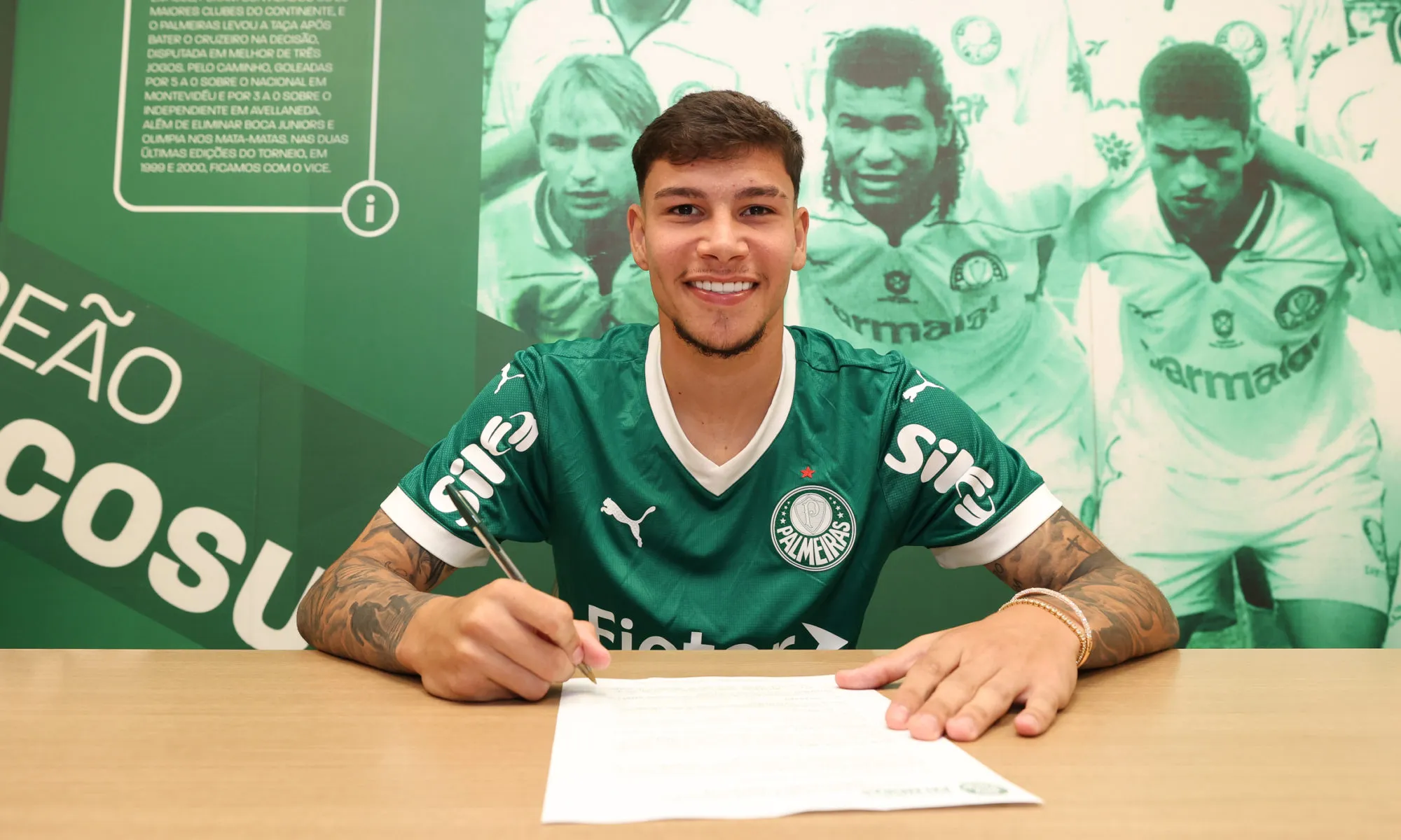 Erick Belé, meio-campista do Sub-20, pode ser envolvido em eventual negociação do Palmeiras por Beraldo – Foto: Fabio Menotti/Palmeiras/by Canon