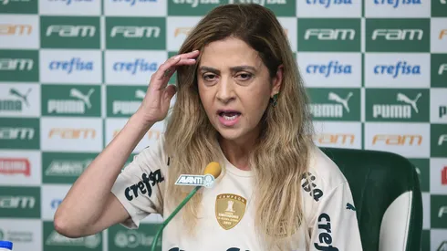 Leila Pereira, presidente do Palmeiras. Foto: Ettore Chiereguini/AGIF