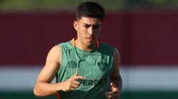 Lezacno em treino do Fluminense